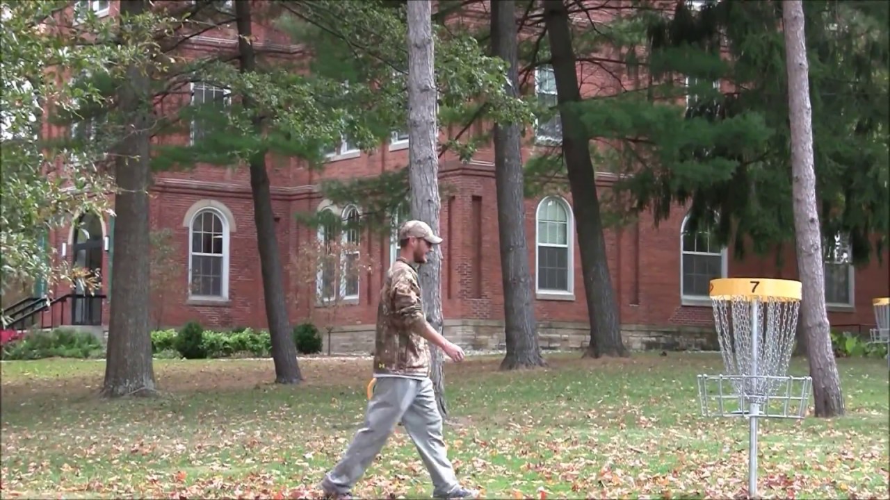 Wilmington College DGC 9 hole (private) Disc Golf Doubles 2016 YouTube
