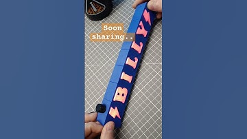 DIY Modular RGB Sign project #3dprinting #arduino #ledsign