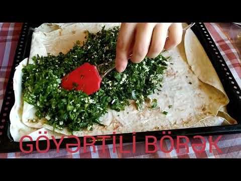 GÖYƏRTİLİ BÖRƏK🥘.Çox dadlı və faydalı👍