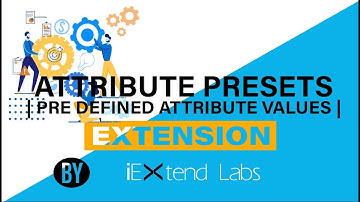 Attribute Presets | Pre defined attribute values | OpenCart