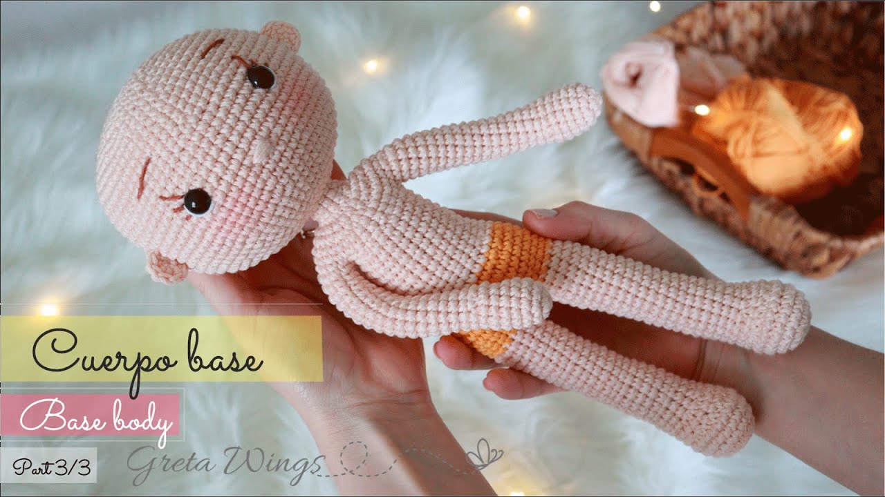 Tutorial Cuerpo Base Amigurumis Princesas | Serie Princesas Part 3/3