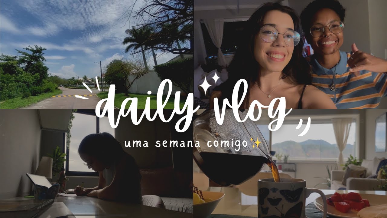 VLOG ★ uma semana comigo! - tentando estudar, niver de namoro e outras coisinhas 