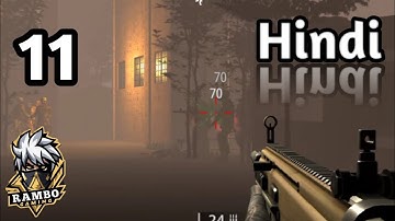 Zombie Hunter D-Day Gameplay - Part 11 in Hindi - Android,iOS,(@Rambo Gaming)