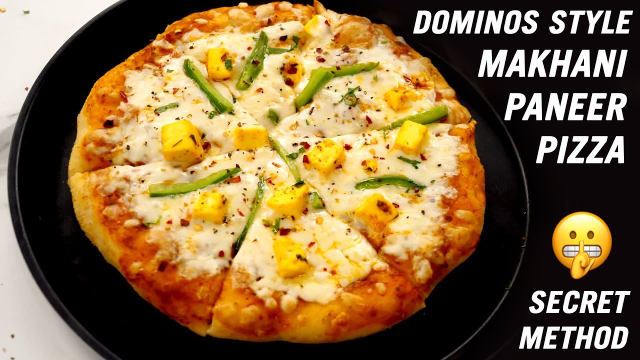 Dominos Style Paneer Makhani Pizza Recipe   Secret Method   CookingShooking