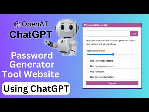 Password Generator Tool Website Using ChatGPT By Guruji ChatGPT