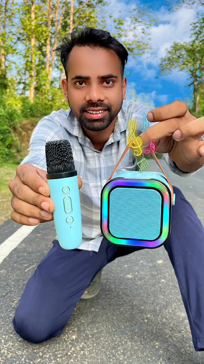 Wireless Bluetooth speaker unboxing with Mic 🎤