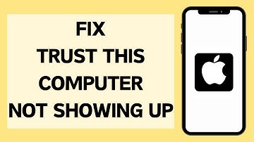 How To Fix Trust This Computer Not Showing Up On iPhone (Full Tutorial)