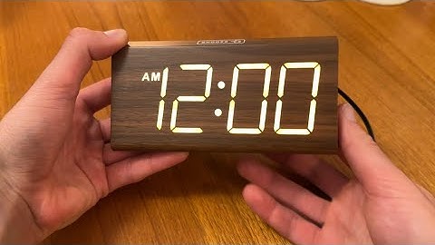 DreamSky Wooden Alarm Clock UNBOXING!