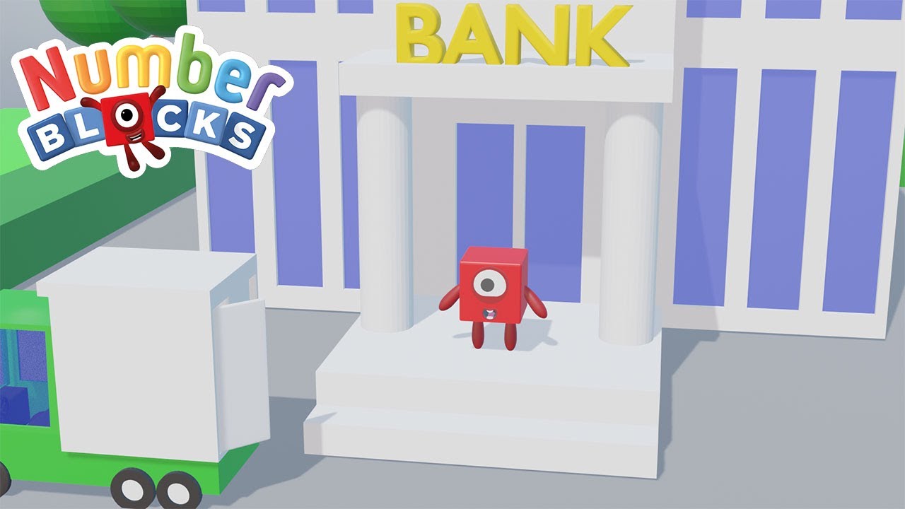 [3D Animations] Numberblocks have bank Building Modeling - YouTube