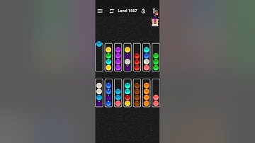 Level 1567 - Color Ball Sort Solution