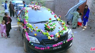 Beautiful Wedding Car Decorate | Car Decorate | Wedding Car Decorating | Pashto Dhol Surni