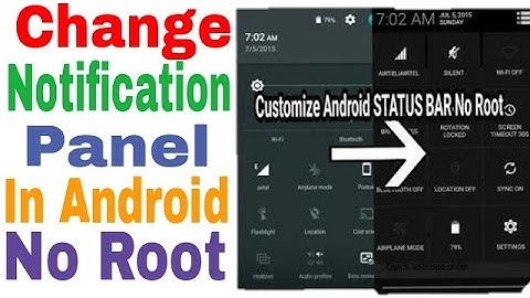 Change Notification panel in Android |No Root| (HINDI)