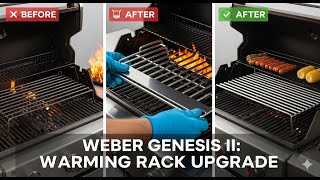 Weber Genesis II: Install Stainless Steel Warming Rack (Step-by-Step DIY)
