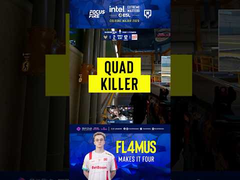 Fl4mus runs wild 🤯 #FocusFireGaming #LuponWXC #CS2 #IEMCologneMajor2026