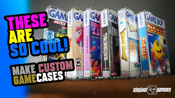 Make your own Custom Cases for Gameboy, GBA, DS, PSP, and more!  #games #3dprinting @cloeducationtv
