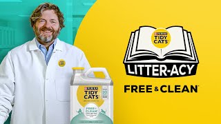Try Tidy Cats Free and Clean Unscented Cat Litter Effortlessly Controls Odor