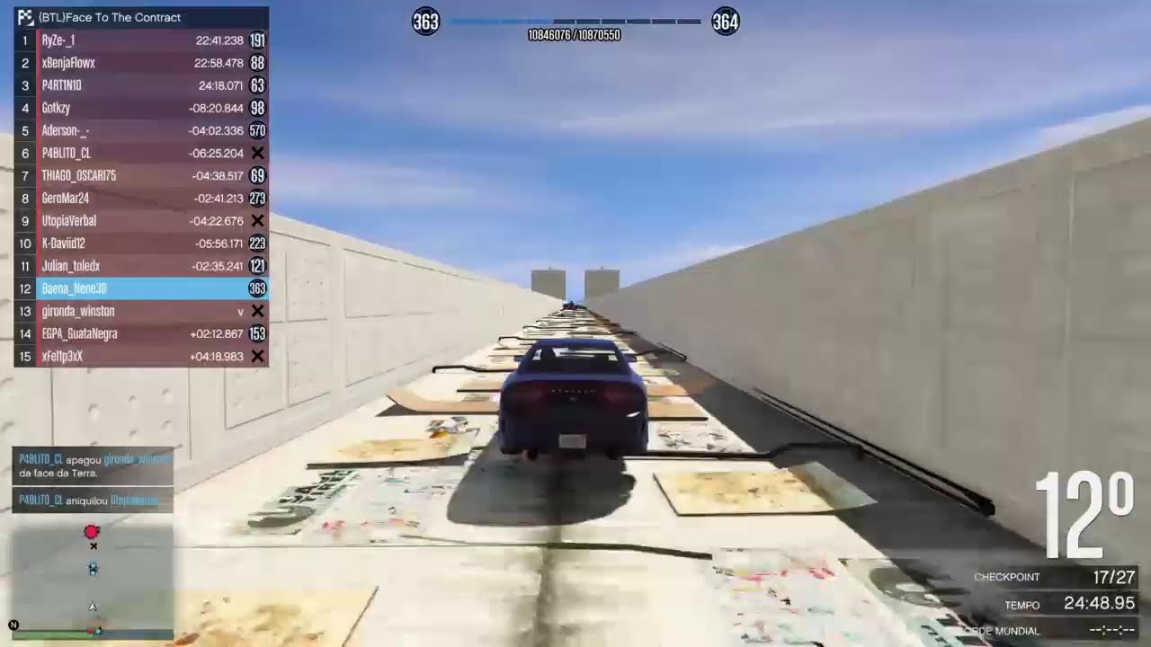 CORRIDA  COM 30 JOGADORES