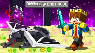 Beating Minecraft As A Baby | Minecraft Baby Mode screenshot 4