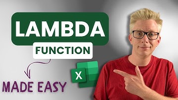 LAMBDA uitgelegd in eenvoudige bewoordingen - De meest verwarrende functie van Excel... eindelijk...