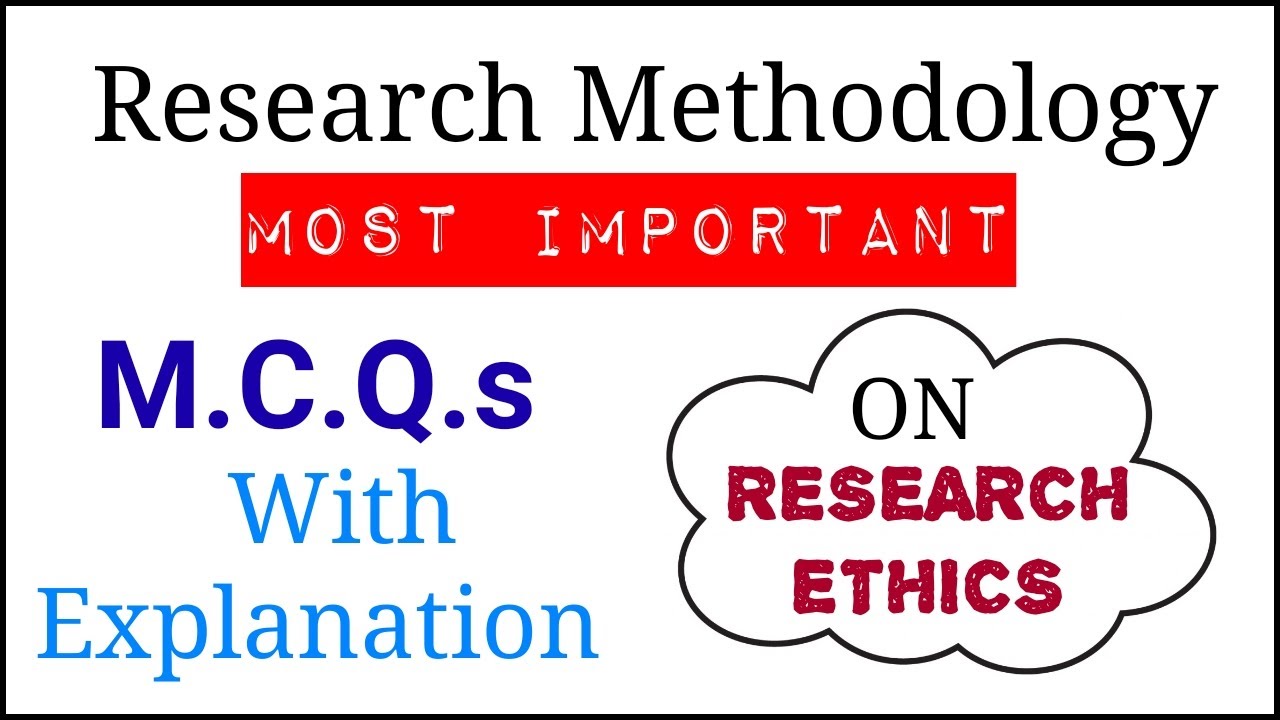 NTA UGC-NET M.C.Q.s on Research Ethics