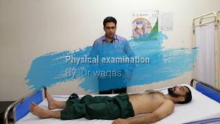 Physical examination of the patient