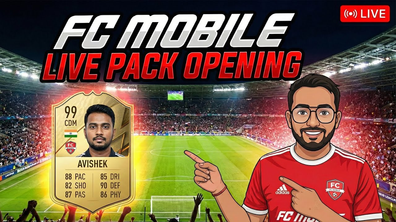 FC Mobile 26 Pack Opening | FC Mobile Live Stream Gameplay ⚽ | Road to ...