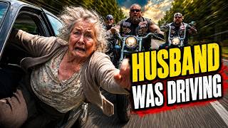Elderly Woman Was Pushed Out of a Moving Car on the Highway— 150 Hells Angels Stopped the Highway