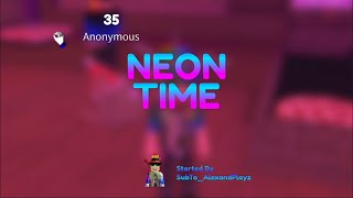 Secretly starting NEON TIME!  Work at a Pizza Place