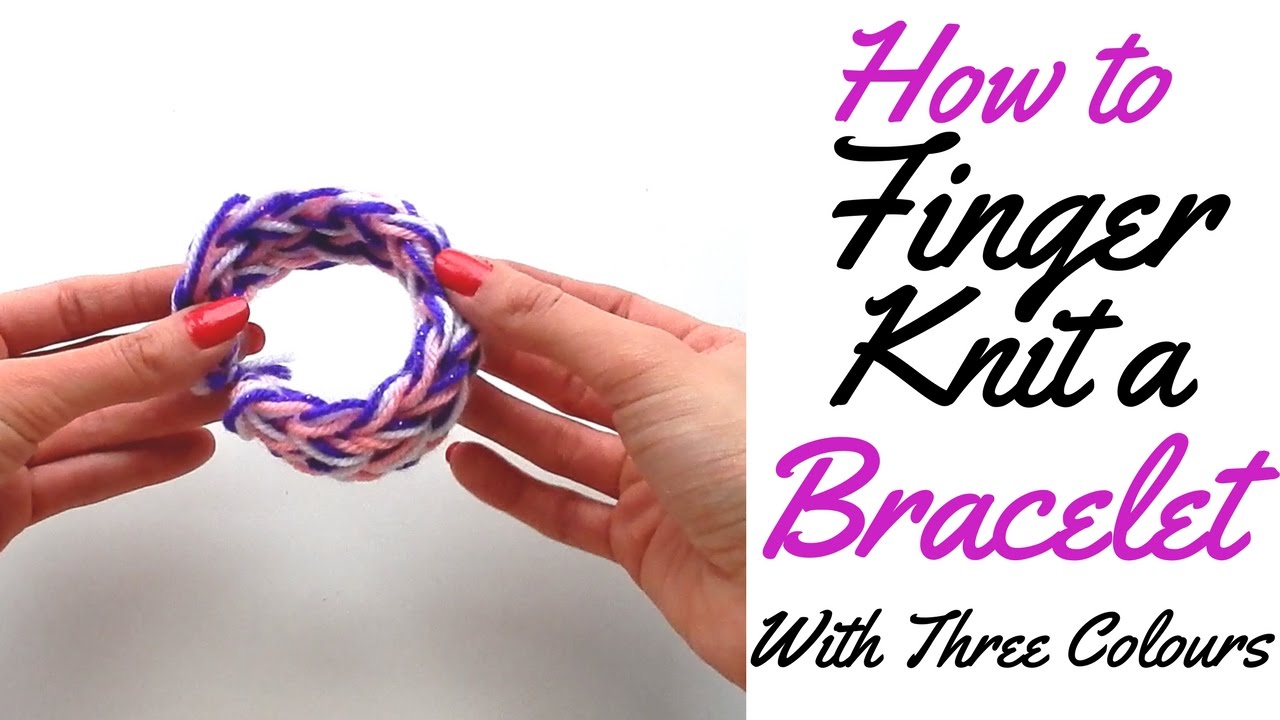 Double Fishtail Loom Band using your Fingers - YouTube