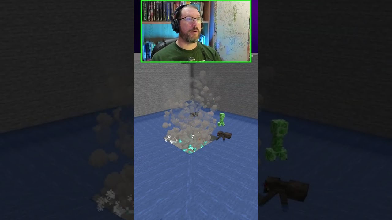 I'm okay with flaming creeper soup #shorts