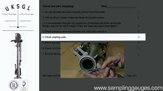UKSGL Mk7 Winder   Post Sampling Check List