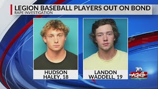 Arraignment date set for Mitchell baseball rape charges