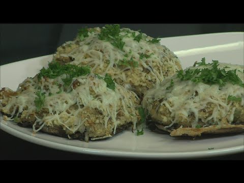 Back to the Table with Chef Bud: Crab Stuffed Portabella Mushroom 3