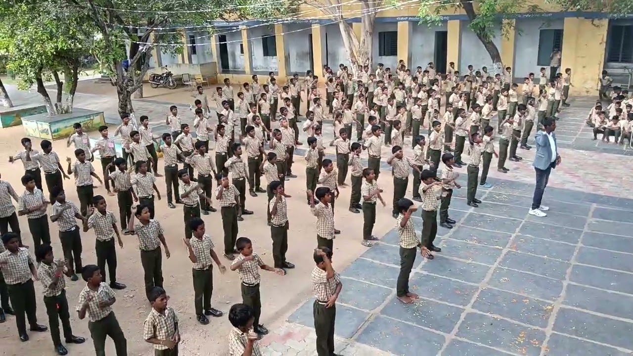 Teacher's day performance Zphs Boys Gudur 