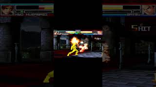 Kyo Kusanagi vs Batsu Ichimonji #shorts #cvs #capcomvssnk2
