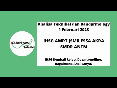 CCS Analisa Teknikal & Bandarmology | IHSG AMRT JSMR ESSA AKRA SMDR ANTM
