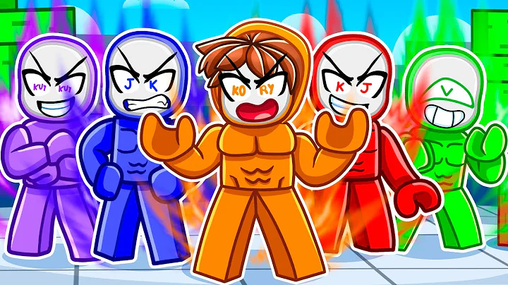 I MADE MY OWN STICKMAN in Strongest Battlegrounds KJ, JK, V, KUYJUY