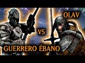 OLAV VS GUERRERO DE ÉBANO | DIFICULTAD LEGENDARIA | SKYRIM DUELOS