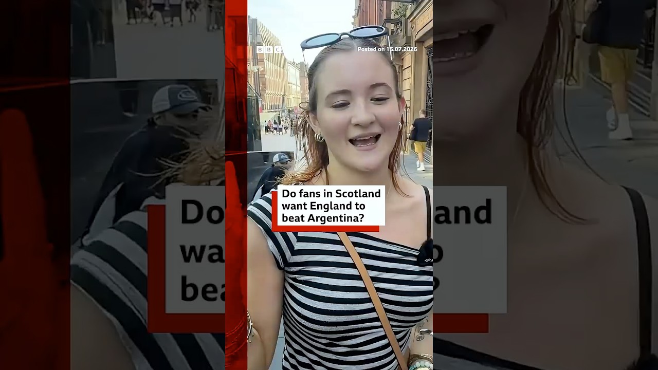 Do fans in Scotland want England to beat Argentina? #BBCNews