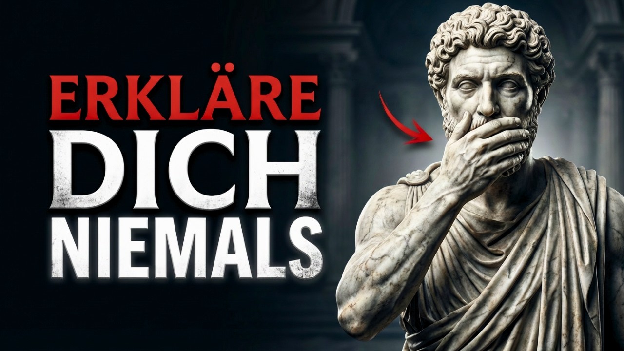 Warum JEDE Erklärung deinem Selbstbewusstsein schadet | Stoizismus