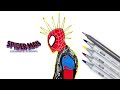 Drawing Spider-Punk | Spider-Man: Across the Spider-Verse | Spider-Punk