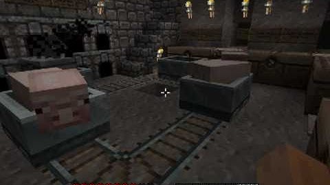 Minecraft - Pig Carousel / Train