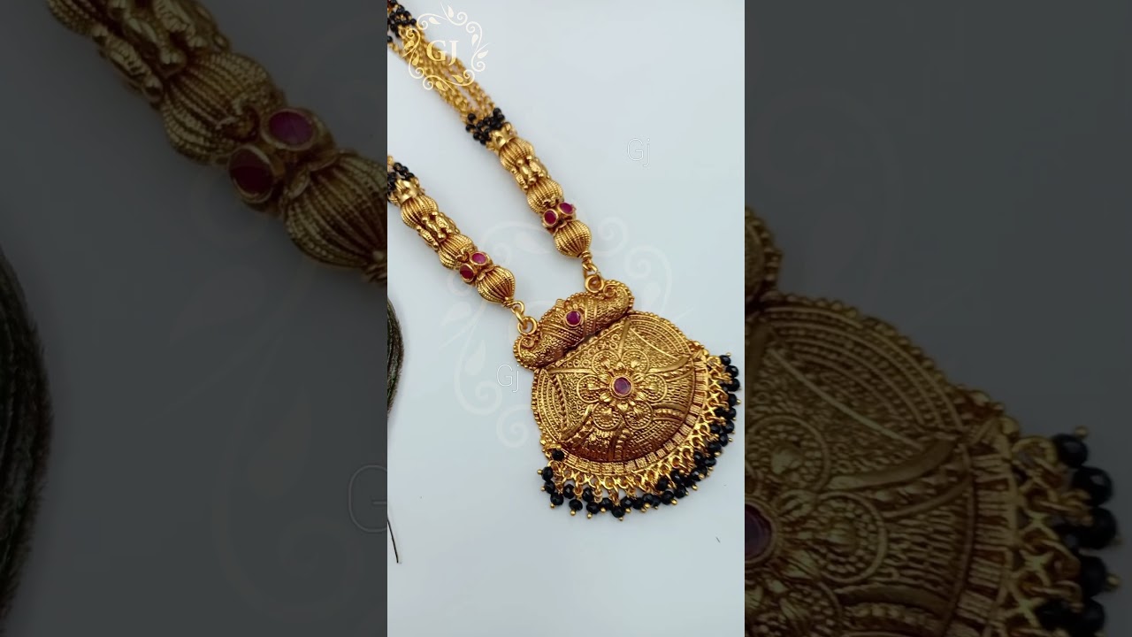 Rajwadi Matte Mangalsutra, Matt 