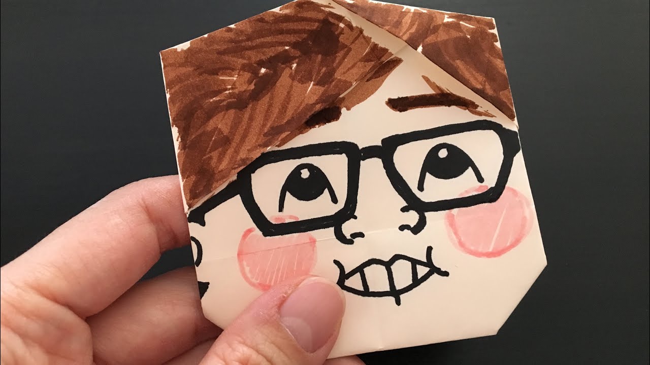 ユーチューバーおりがみ ヒカキンさんを折ってみた Youtube