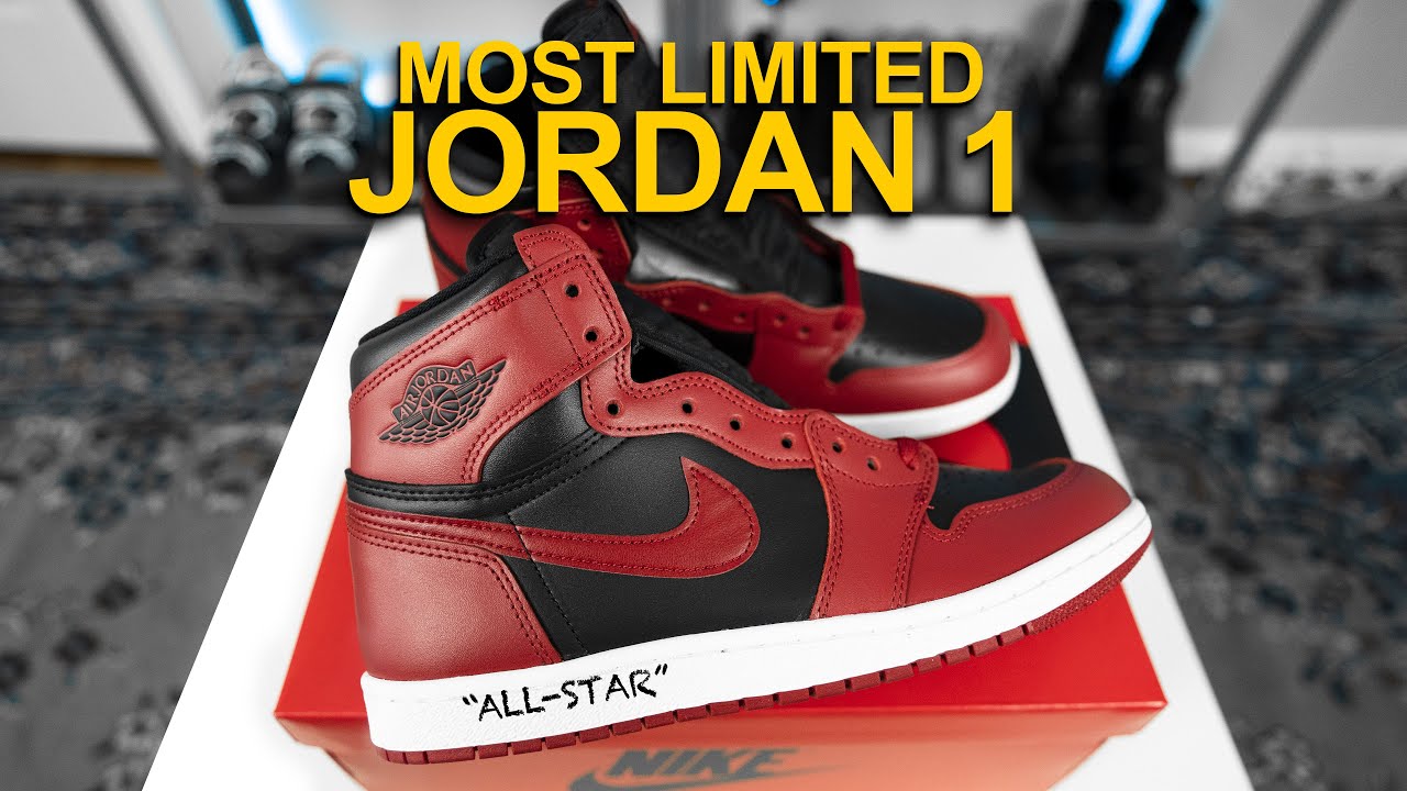 THE MOST LIMITED JORDAN 1 OF 2020 REVIEW! (Varsity Red) - YouTube