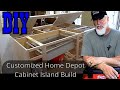 Ultimate DIY Kitchen Island Makeover | Full Build Start to Finish Using Stock Cabinets, Part 3