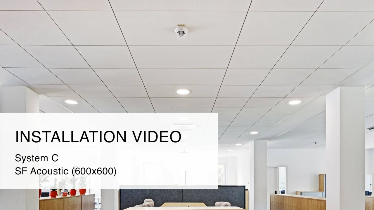 Installation Video Exposed System With Shadow Gap Sf 600x600 From Knauf Amf