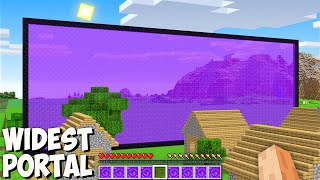 I found THE BIGGEST SECRET PORTAL in Minecraft! This is THE WIDEST GIANT PORTAL! by Apple Craft 4,463 views 2 weeks ago 9 minutes, 46 seconds