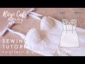 Bustier Dress Sewing Tutorial |Rose Cafe| + Pattern Download