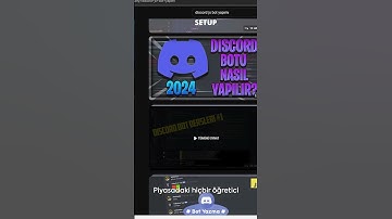 Sıfırdan Discord.js Bot Derslerime Beklerim #discordbotnasılyapılır #discordjs